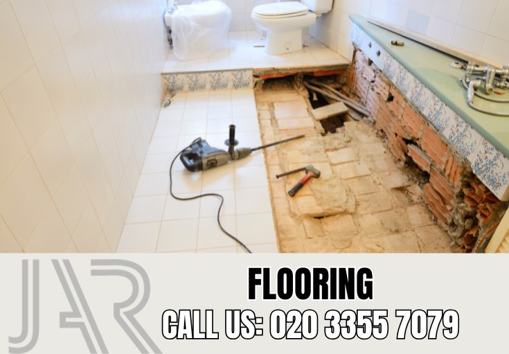Bathroom Flooring Installation by Earlsfield Bathroom Fitters